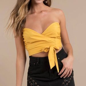 Marigold Strapless Top